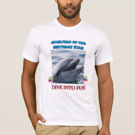 Tauche ein in den Spaß - Eltern des Geburtstagsste T-Shirt