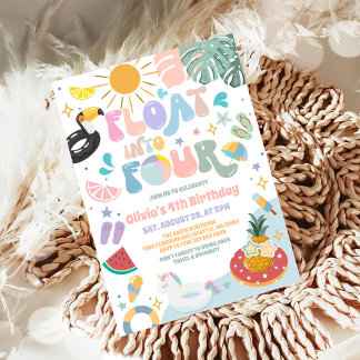 Tauche ein in die vierte Poolparty zum Sommer 4. G Einladung