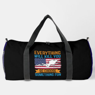 Tauche tief mit freudigem Geist Duffle Bag