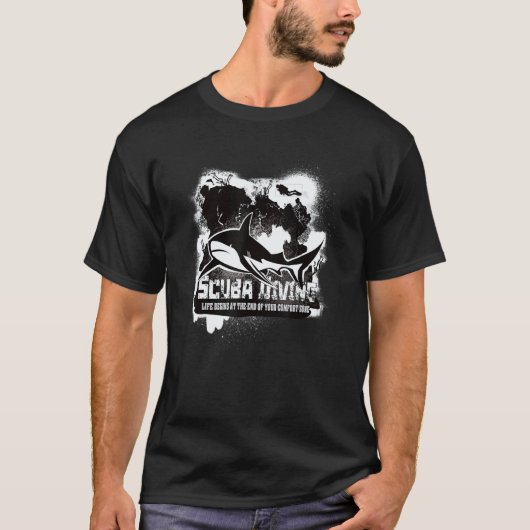 Tauchen am Hai-Riff T-Shirt (Vorderseite)