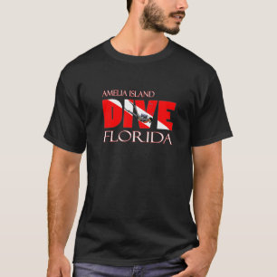 Tauchen Amelia Insel Florida Tauchen Schnorcheln T-Shirt