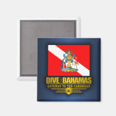 Tauchen auf den Bahamas 2 Magnet (Vorderseite/Rückseite)