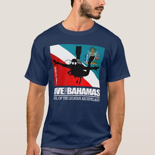 Tauchen auf den Bahamas DF2 T-Shirt (Vorderseite)