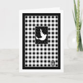 Tauchen auf Snowy Sky Grußkarte Karte (Vorderseite)