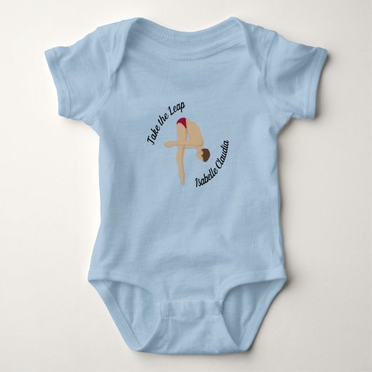 Tauchen Baby Strampler (Vorderseite)