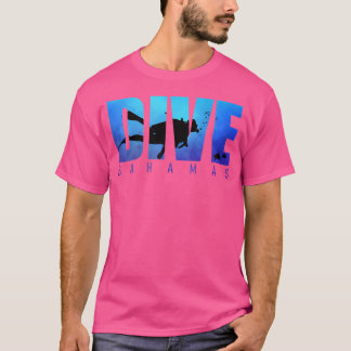 Tauchen Bahamas Beach Haie Scuba Diver Reef Tauche T-Shirt