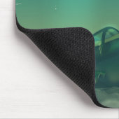 Tauchen! Bermuda-Dreieck-Fahrplakat Mousepad (Ecke)