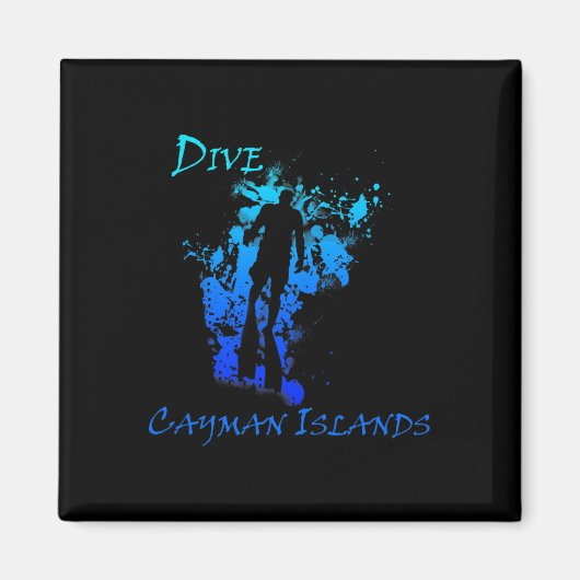 Tauchen Cayman Islands Magnet (Vorne)