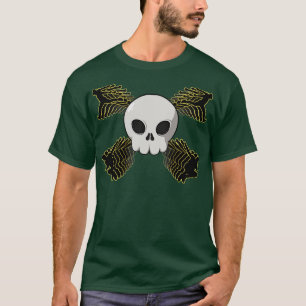 Tauchen Crew Jolly Pirat keine Beschriftung T-Shirt