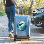 Tauchen Deep Live Free Dolphin Aufkleber (Koffer Insitu)