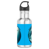 Tauchen Deep Live Free Dolphin Edelstahlflasche (Vorderseite)