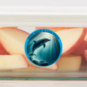 Tauchen Deep Live Free Dolphin Etiketten (Befestigt)