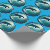 Tauchen Deep Live Free Dolphin Geschenkpapier (Ecke)