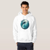 Tauchen Deep Live Free Dolphin Hoodie (Vorne ganz)