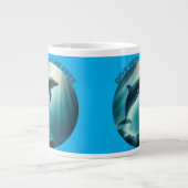 Tauchen Deep Live Free Dolphin Jumbo-Tasse (Vorderseite)