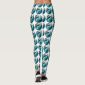 Tauchen Deep Live Free Dolphin Leggings (Rückseite)