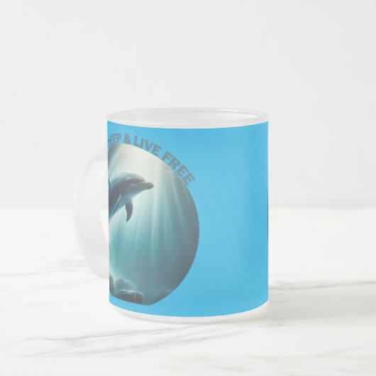 Tauchen Deep Live Free Dolphin Mattglastasse (Vorderseite Links)
