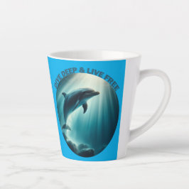 Tauchen Deep Live Free Dolphin Milchtasse