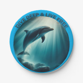 Tauchen Deep Live Free Dolphin Pappteller