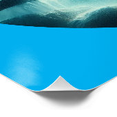 Tauchen Deep Live Free Dolphin Poster (Ecke)