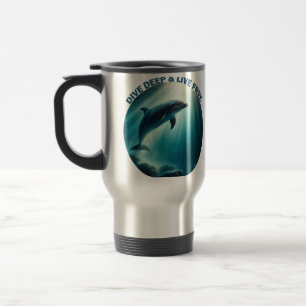 Tauchen Deep Live Free Dolphin Reisebecher