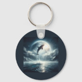 Tauchen Deep Live Free Dolphin Schlüsselanhänger (Rückseite)