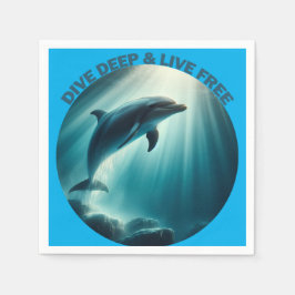 Tauchen Deep Live Free Dolphin Serviette