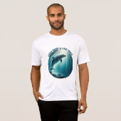 Tauchen Deep Live Free Dolphin T-Shirt (Vorne ganz)