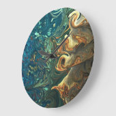 TAUCHEN DES FEUERWEHRMANNES - RUND GROßE WANDUHR (Winkel)