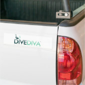 Tauchen-Diva unten Autoaufkleber (Auf Lkw)