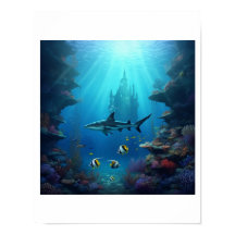 Tauchen eines heimlichen Riffs