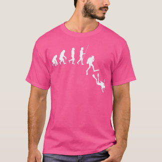 Tauchen Evolution Evolution Mensch Funny Scuba Div T-Shirt