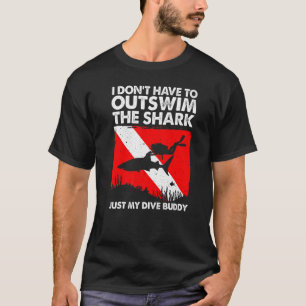 Tauchen für Männer Tauchen mit Haie T-Shirt