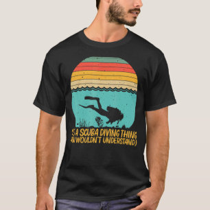 Tauchen für Männer Unterwassertaucher T-Shirt