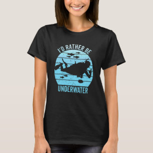 Tauchen für Männer Vintage Taucherkurse T-Shirt
