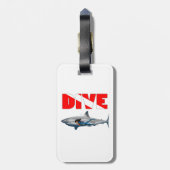 Tauchen Gepäckanhänger (Rückseite vertikal)