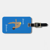 Tauchen Gepäckanhänger (Vorderseite horizontal)