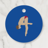 Tauchen Geschenkanhänger (Rückseite)