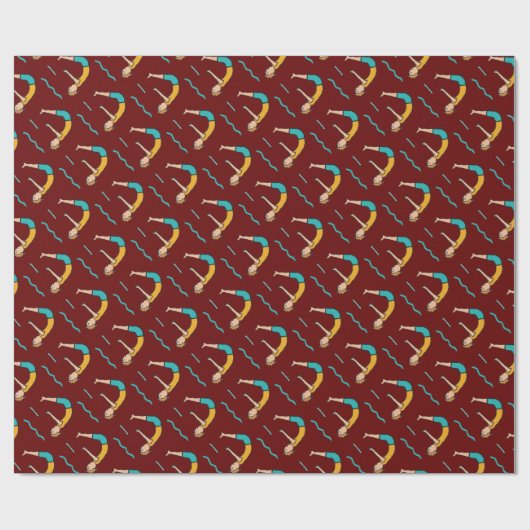 Tauchen Geschenkpapier (Flach)