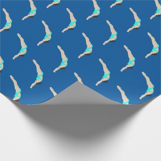 Tauchen Geschenkpapier (Ecke)