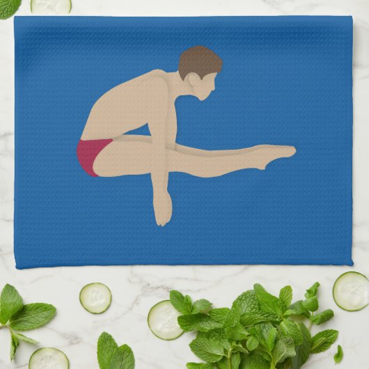 Tauchen Geschirrtuch (Gefaltet)