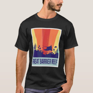 Tauchen Great Barrier Reef Souvenir Australien Tau T-Shirt