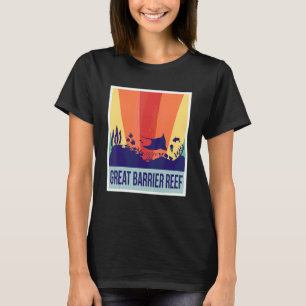 Tauchen Great Barrier Reef Souvenir Australien Tau T-Shirt