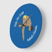 Tauchen Große Wanduhr (Winkel)