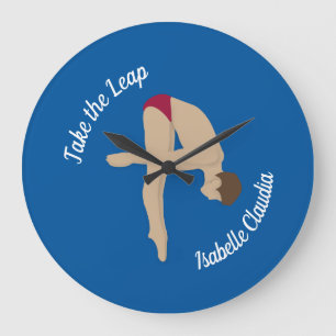 Tauchen Große Wanduhr