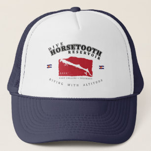 Tauchen Horsetooth Reservoir-Hut Truckerkappe