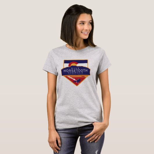 Tauchen Horsetooth Reservoir T-Shirt (Vorne ganz)