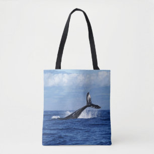 Tauchen im Ozean, Fluch, Schwanz aus Wasser Tasche