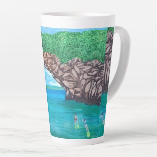 Tauchen im Paradies Milchtasse (Rechte Ecke)