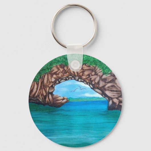 Tauchen im Paradies Schlüsselanhänger (Vorderseite)